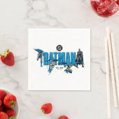 Batman-Legenden für immer Grafik Serviette (Beispiel)