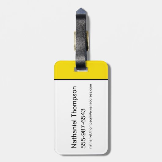 Batman Legends Forever Graphic Gepäckanhänger (Rückseite vertikal)