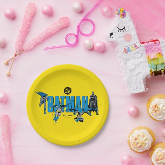 Batman Legends Forever Graphic Pappteller (Party)