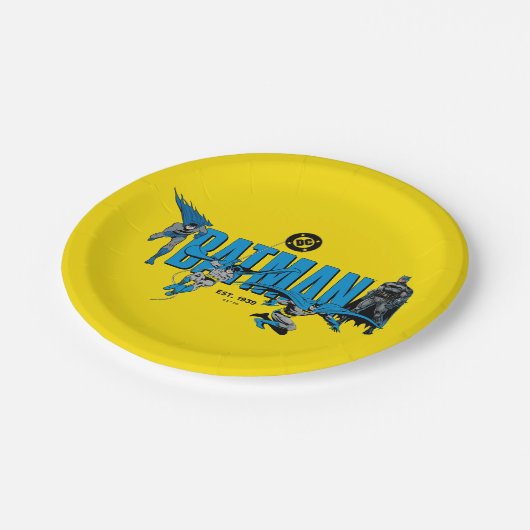 Batman Legends Forever Graphic Pappteller (Schrägansicht)