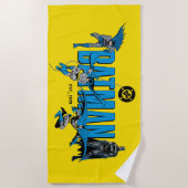 Batman Legends Forever Graphic Strandtuch (Vorderseite)