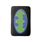 Batman | Lila und grünes Symbol Badematte (Vorderseite Vertikal)