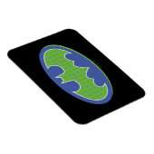 Batman | Lila und grünes Symbol Magnet (Rechte Seite)