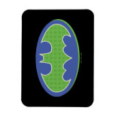 Batman | Lila und grünes Symbol Magnet (Vertikal)