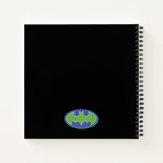 Batman | Lila und grünes Symbol Notizblock (Rückseite)