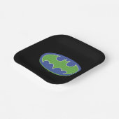 Batman | Lila und grünes Symbol Pappteller (Gewinkelt)