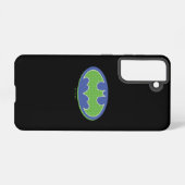 Batman | Lila und grünes Symbol Samsung Galaxy Hülle (Rückseite (Horizontal))