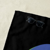 Batman | Lila und grünes Symbol Strandtuch (Beispiel)