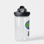 Batman | Lila und grünes Symbol Trinkflasche (Vorne)