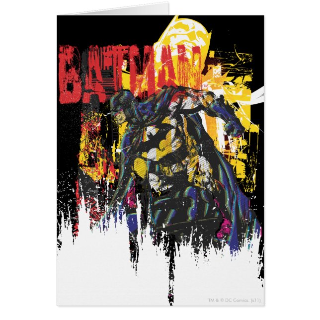 Batman Line Art Collage (Vorne)