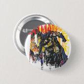 Batman Line Art Collage Button (Vorne & Hinten)