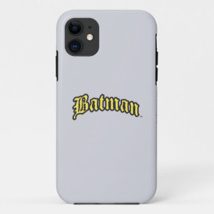 Batman   Logo für die gelbe schwarze Kontur Case-Mate iPhone Hülle