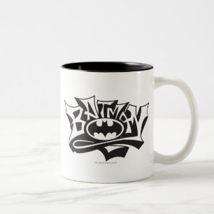 Batman   Logo für Graffiti Zweifarbige Tasse