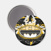 Batman-Logo mit Autos Magnet (Vorderseite/Rückseite)