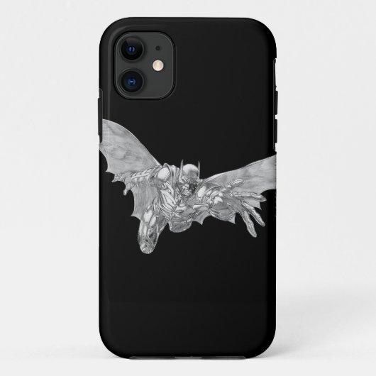 Batman Lunging Forward Zeichnend 2 Case-Mate iPhone Hülle (Rückseite)