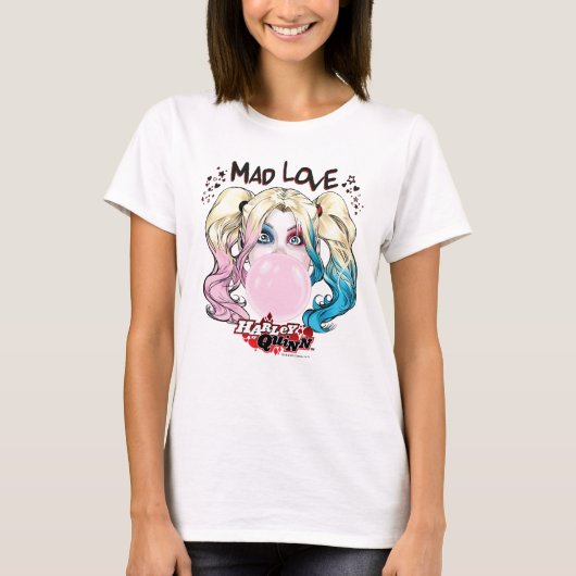 Batman | Mad Liebe Harley Quinn Kaububble Gum T-Shirt (Vorderseite)
