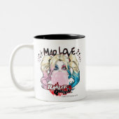 Batman | Mad Liebe Harley Quinn Kaububble Gum Zweifarbige Tasse (Links)