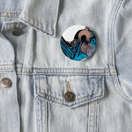 Batman - Maskierter Kopf von unten Button (Beispiel)