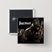 Batman mit Batclaw Button (Vorne & Hinten)