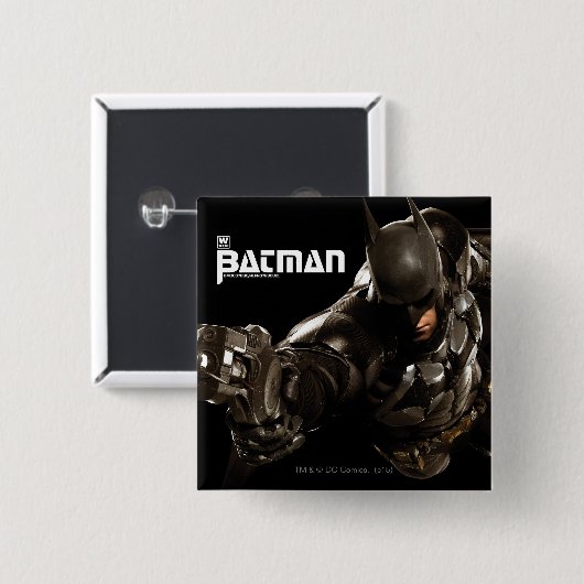 Batman mit Batclaw Button (Vorne & Hinten)