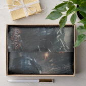 Batman mit Batmobile im Regen Seidenpapier (Geschenk)