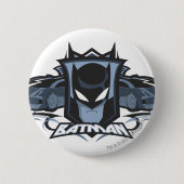 Batman mit Batmobiles Button (Vorderseite)