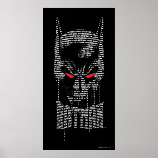 Batman mit Mantra Poster (Vorne)