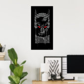 Batman mit Mantra Poster (Heimbüro)