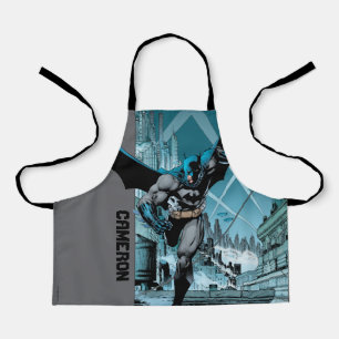 Batman mit Stadthintergrund Schürze