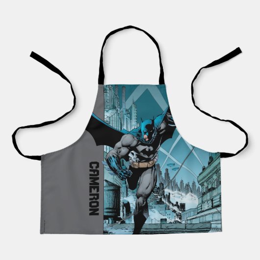Batman mit Stadthintergrund Schürze (Vorderseite)