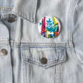 Batman Neon Marker Collage Button (Beispiel)