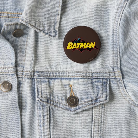 Batman | Old School Logo Button (Beispiel)