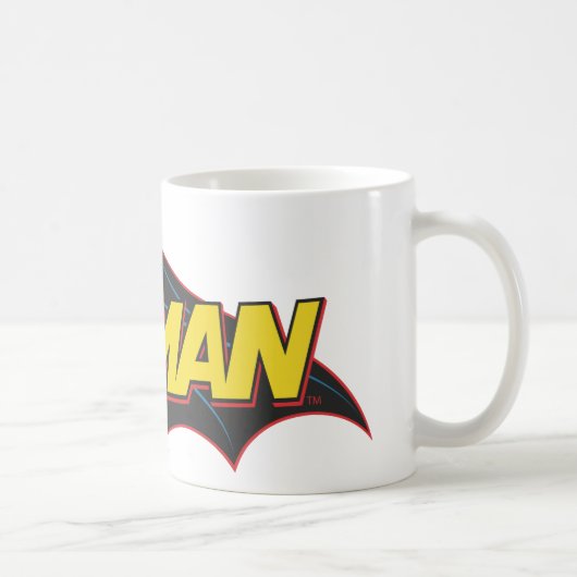 Batman | Old School Logo Kaffeetasse (Rechts)