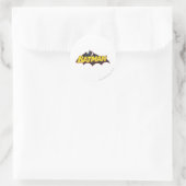 Batman | Old School Logo Runder Aufkleber (Tasche)