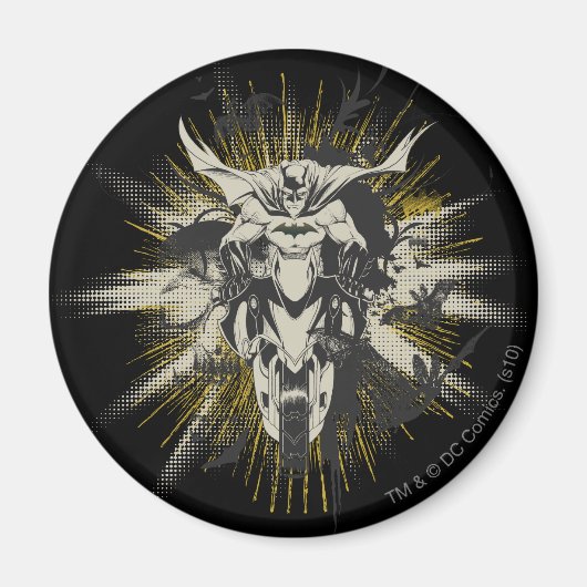 Batman on Bike Magnet (Vorne)