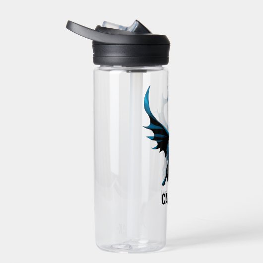 Batman on Cycle | Name hinzufügen Trinkflasche (Rechts)