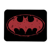 Batman | Oozing Red Bat Logo Magnet (Horizontal)