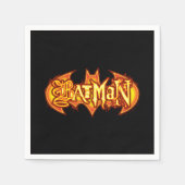 Batman | Orange Saisonale Logo Serviette (Vorderseite)
