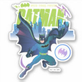 Batman "Own Your Power" City Graphic Aufkleber (Vorderseite)
