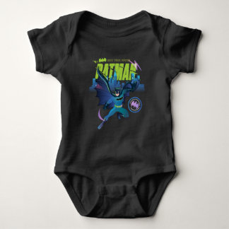 Batman "Own Your Power" City Graphic Baby Strampler