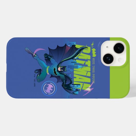 Batman "Own Your Power" City Graphic Case-Mate iPhone Hülle (Rückseite (Horizontal))