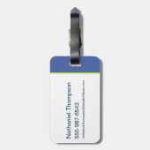 Batman "Own Your Power" City Graphic Gepäckanhänger (Rückseite vertikal)