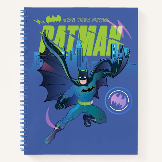 Batman "Own Your Power" City Graphic Notizblock (Vorderseite)