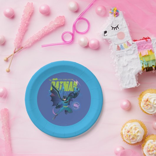 Batman "Own Your Power" City Graphic Pappteller (Party)