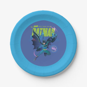 Batman "Own Your Power" City Graphic Pappteller