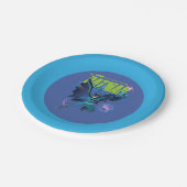 Batman "Own Your Power" City Graphic Pappteller (Schrägansicht)