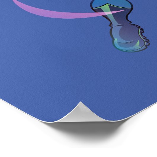 Batman "Own Your Power" City Graphic Poster (Ecke)