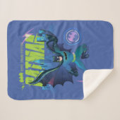 Batman "Own Your Power" City Graphic Sherpadecke (Vorderseite (Horizontal))