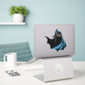 Batman peitscht herum aufkleber (Laptop auf Schreibtisch)