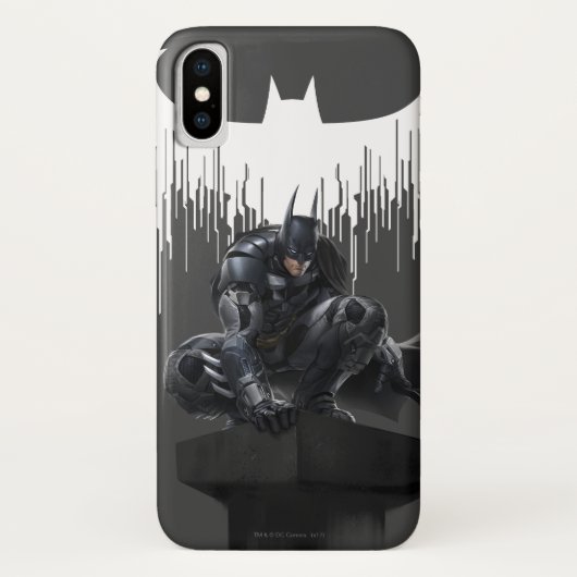 Batman Perched auf einer Säule Case-Mate iPhone Hülle (Rückseite)